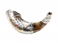 Breastplate Design Sterling Silver Ram's Horn Shofar