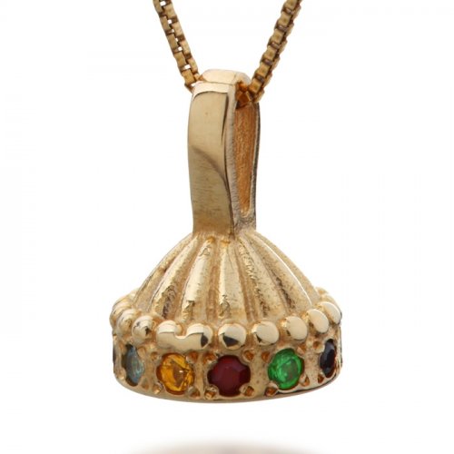 Breastplate Gold Necklace by Ha'Ari Kabbalah Jewelry