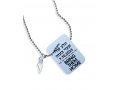 Bring Them Home Aluminum Necklace with Sterling Silver Outline of Israel