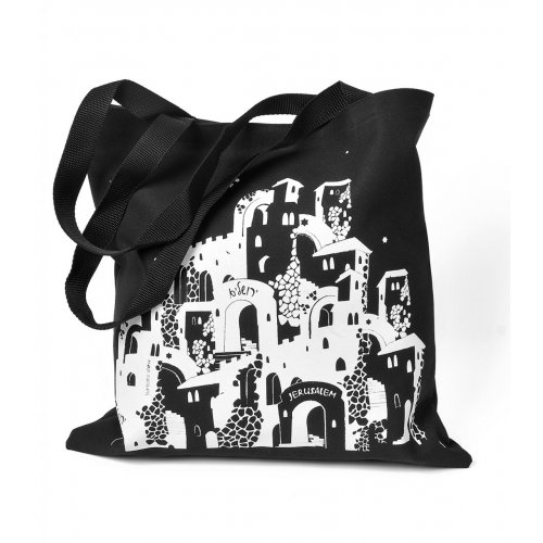 Canvas Tote Bag, Jerusalem Images - Barbara Shaw