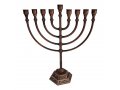 Classic Design Copper Color Chanukah Menorah