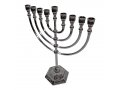 Classic Design Silver Color Chanukah Menorah