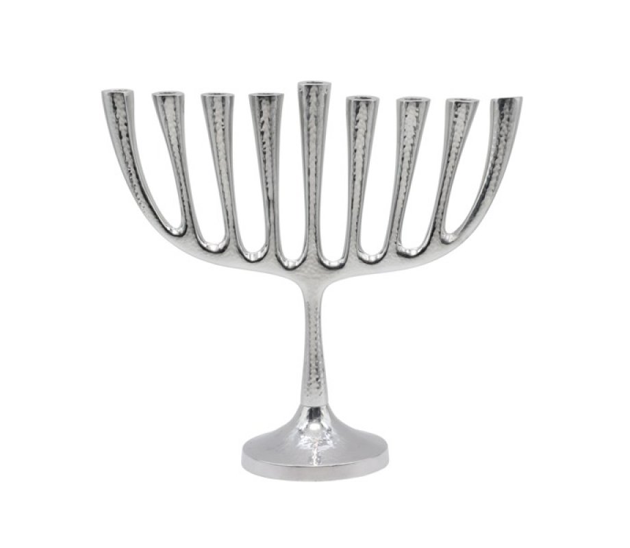 Classic Large Hanukkah Menorah, 12 Inches Height - Yair Emanuel