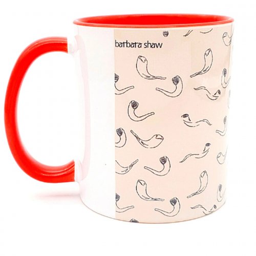 Coffee Mug For Rosh Hashanah, Shofar So Good - Barbara Shaw