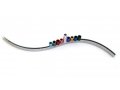 Colorful Curving Slide Magnet Hanukkah Menorah - Laura Cowan