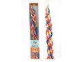 Colorful Handcrafted Braided Beeswax Havdalah Candle