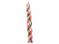 Colorful Handcrafted Braided Beeswax Havdalah Candle