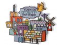 Colorful Jerusalem Design on Wall Plaque, If I forget Jerusalem - Dorit Judaica