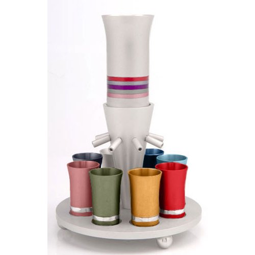 Colorful Kiddush Wine Fountain - Agayof