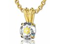 Colorful Swarovski Star of David Shema Necklace in Gold Frame - Nano