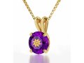 Colorful Swarovski Woman of Valor Necklace in Gold Plate Frame - Nano Gold