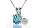 Colorful Zircon Music Necklace in Silver Frame - Nano Gold