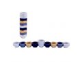 Compact Doughnut Travelling Menorah, Choice of Colors - Agayof