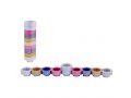 Compact Doughnut Travelling Menorah, Choice of Colors - Agayof