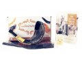 Complete Shofar Set Gift Box - Natural Black Ram's Horn
