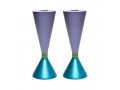 Cone Candlesticks, Two Sided and Two Colored with Choice of Colors - Yair Emanuel