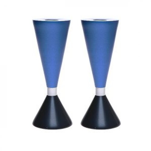 Cone Candlesticks, Two Sided and Two Colored with Choice of Colors - Yair Emanuel