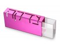 Contemporary Anodized Aluminum Charity Tzedakah Box, Pink - Adi Sidler