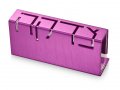 Contemporary Anodized Aluminum Charity Tzedakah Box, Purple - Adi Sidler