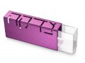 Contemporary Anodized Aluminum Charity Tzedakah Box, Purple - Adi Sidler
