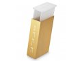 Contemporary Brushed Aluminum Tzedakah Charity Box, Gold - Adi Sidler