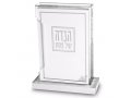 Contemporary Silver Accent 6 Haggadah Lucite Passover Seder Stand