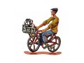 Country Rider Free Standing Double Sided Bicycle Sculpture - David Gerstein