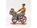 Country Rider Free Standing Double Sided Bicycle Sculpture - David Gerstein