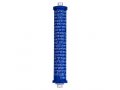 Cylinder Mezuzah Case Shema Yisrael Prayer in Dark colors, 6 Inches Height - Agayof