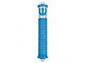 Cylinder Mezuzah Case with Shema Prayer and Shin in Dark Colors, Medium - Agayof