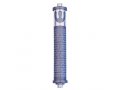 Cylinder Mezuzah Case with Shema Prayer and Shin in Light Colors, 4 Inches - Agayof
