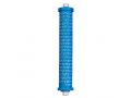 Cylinder Mezuzah Case with Shema Prayer in Dark Colors, 4 Inches Height - Agayof