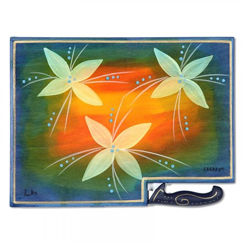 Dawn Flowers Challah Board by Kakadu