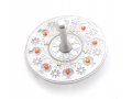 Decorative Dreidel with Pomegranates and Swarovski Stones on a Stand - Dorit Judaica