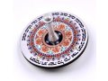 Decorative Song Words Dreidel  Intricate Floral Design by Dorit Judaica