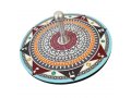 Decorative Sparkling Dreidel Nes Gadol Hayah Poh with Stand - Dorit Judaica