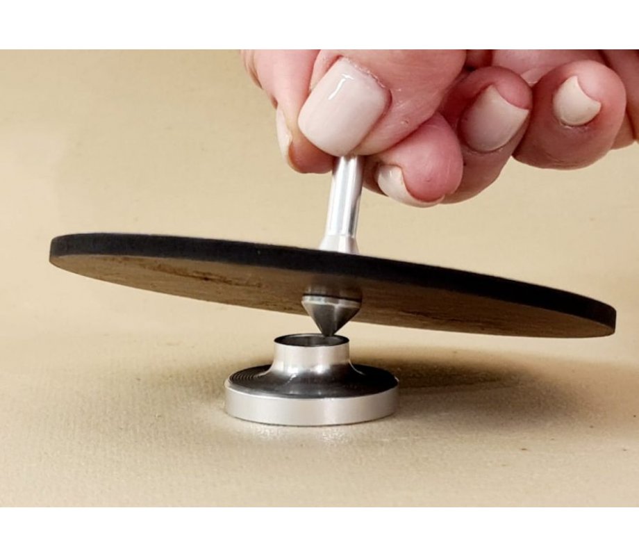 Decorative Sparkling Dreidel with Stand, Shades of Pink - Dorit Judaica