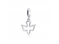 Dove of Peace Charm in Silver