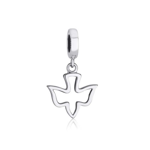 Dove of Peace Charm in Silver