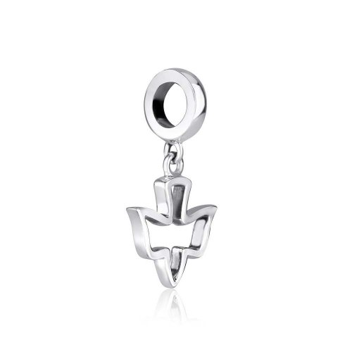 Dove of Peace Charm in Silver