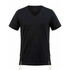 Dry-Fit Tzitzit T-shirt With Kosher Tzitzis in Black