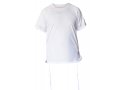 Dry-Fit Tzitzit T-shirt With Kosher Tzitzis in White by Talitnia