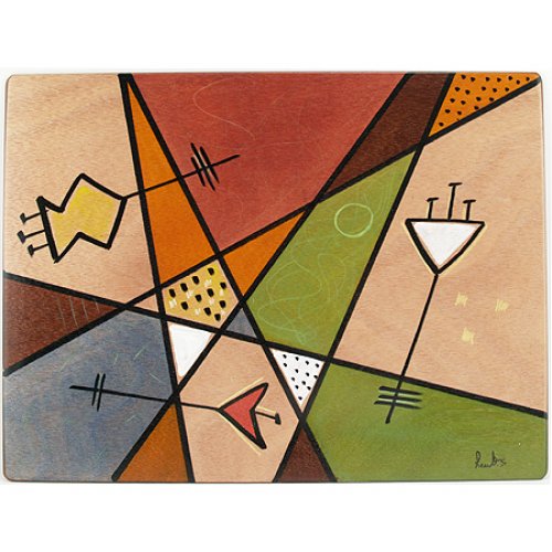 Earth Rectangular Placemat - Kakadu