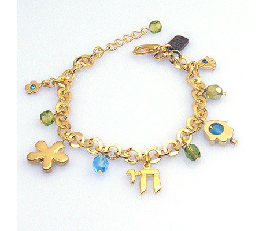 Edita Bracelet with Hamsa and Chai