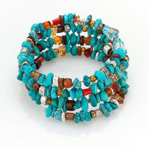 Edita Bracelet/Choker in Indian blues