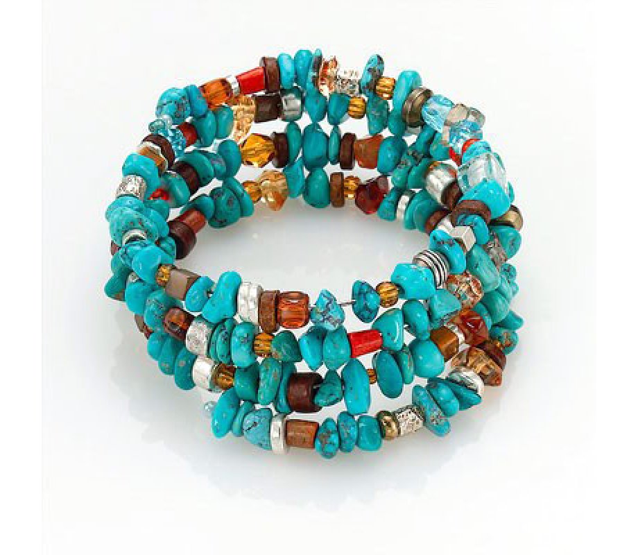 Edita Bracelet/Choker in Indian blues