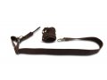 Elegant Leather Shoulder Carrying Strap for a Kudu Horn Yemenite Shofar