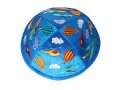 Embroidered Kippah for Children, Airplane Design on Blue - Yair Emanuel