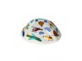 Embroidered Kippah for Children, Airplanes on White - Yair Emanuel