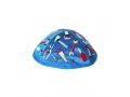 Embroidered Kippah for Children, Tool Design on Blue - Yair Emanuel